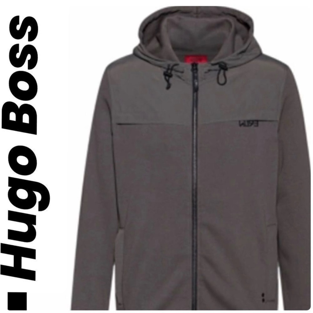 $198 HUGO BOSS Men's EMBROIDERY LOGO Donley Hu93  Hoodie Medium